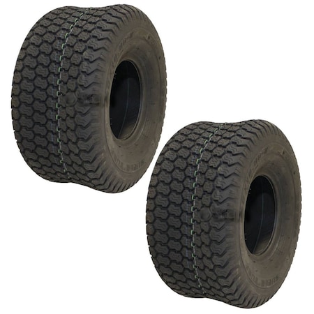 Aic Replacement Parts 2 Turf Tires 20x10x8 Super Turf 4 Ply Tubeless for Lawn Mower Tractor 160-421 TRT70-0080_x2